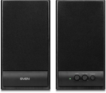 Колонки Sven SPS-608 2.0 черный 6Вт от магазина РЭССИ
