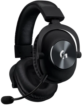 Наушники с микрофоном Logitech G Pro X черный 2м мониторные оголовье (981-000819) от магазина РЭССИ