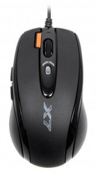 Мышь A4Tech X-718BK черный оптическая (3000dpi) USB (6but) от магазина РЭССИ