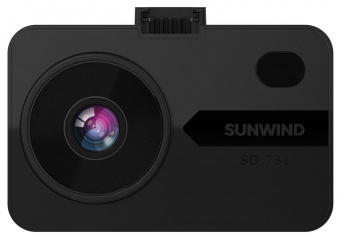 Видеорегистратор с радар-детектором SunWind SD-731 GPS черный от магазина РЭССИ