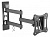 Кронштейн для телевизора Ultramounts UM895 черный 13"-27" макс.15кг настенный поворотно-выдвижной и наклонный от магазина РЭССИ