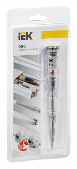 Отвертка IEK пробник ОП-1 плоская диэлектр.покр. (TPR10) от магазина РЭССИ