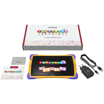 Планшет Prestigio Smartkids UP RK3326 (1.5) 4C RAM1Gb ROM16Gb 10.1" IPS 1280x800 Android 10.0 Go фиолетовый/оранжевый 2Mpix 0.3Mpix BT WiFi Touch microSD 128Gb 6000mAh от магазина РЭССИ