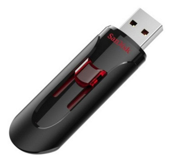 Флеш Диск Sandisk 256Gb Cruzer Glide SDCZ600-256G-G35 USB3.0 черный/красный от магазина РЭССИ