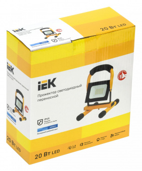 Прожектор уличный IEK СДО светодиодный 20Вт корп.алюм.черный (LPDO603-020-65-K02) от магазина РЭССИ