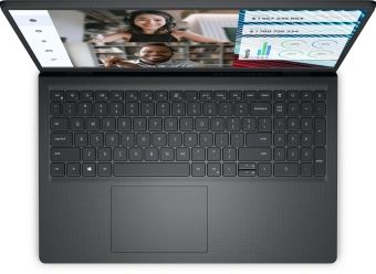Ноутбук Dell Vostro 3520 Core i5 1235U 16Gb SSD256Gb Intel UHD Graphics 15.6" WVA FHD (1920x1080) Ubuntu black WiFi BT Cam (3520-5620) от магазина РЭССИ