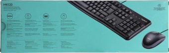 Клавиатура + мышь Logitech MK120 клав:черный мышь:черный/серый USB (920-002562) от магазина РЭССИ