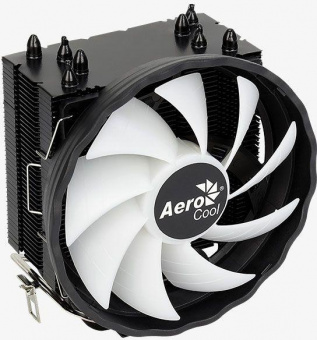 Устройство охлаждения(кулер) Aerocool Rave 4 Soc-AM4/1151/1200/1700 4-pin 18-27dB Al+Cu 130W 570gr LED Ret от магазина РЭССИ