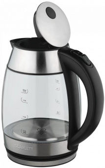 Чайник электрический Scarlett SC-EK27G94 1.7л. 2200Вт нержавеющая сталь (корпус: стекло) от магазина РЭССИ