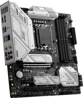 Материнская плата MSI MAG B760M MORTAR MAX WIFI Soc-1700 Intel B760 4xDDR5 mATX AC`97 8ch(7.1) 2.5Gg+HDMI+DP от магазина РЭССИ