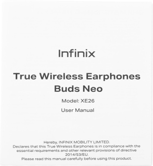 Гарнитура внутриканальные Infinix XBuds XE26 белый беспроводные bluetooth в ушной раковине (10311752) от магазина РЭССИ