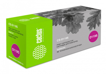Картридж лазерный Cactus CS-D119S MLT-D119S черный (2000стр.) для Samsung ML-1610/1615/1620/1625/2010/2015/2510/2570/257 от магазина РЭССИ