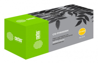 Картридж лазерный Cactus CS-PH6000BK 106R01634 черный (2000стр.) для Xerox Phaser 6000/6010 от магазина РЭССИ