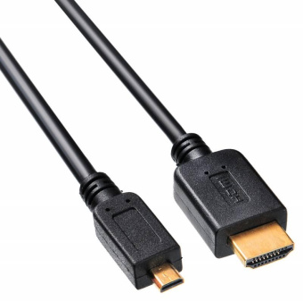 Кабель аудио-видео Buro HDMI 1.4 HDMI (m)/Micro HDMI (m) 3м. черный (MICROHDMI-3M) от магазина РЭССИ