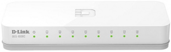 Коммутатор D-Link DES-1008C/B1A 8x100Mb неуправляемый от магазина РЭССИ