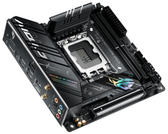 Материнская плата Asus ROG STRIX B660-I GAMING WIFI Soc-1700 Intel B660 2xDDR5 mini-ITX AC`97 8ch(7.1) 2.5Gg RAID+HDMI+DP от магазина РЭССИ
