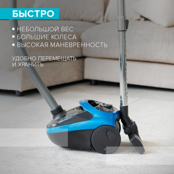 Пылесос Scarlett SC-VC80B64 1800Вт синий (в компл.:1мешок) от магазина РЭССИ