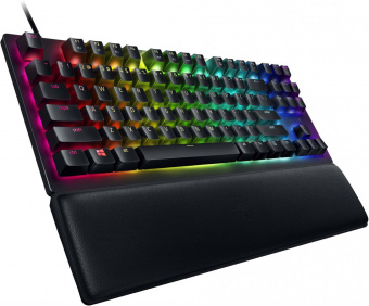 Клавиатура Razer Huntsman V2 TKL механическая черный USB for gamer LED (подставка для запястий) от магазина РЭССИ
