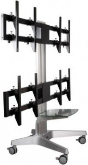 Подставка для телевизора Arm Media PT-STAND-16 серебристый 26"-55" макс.120кг напольный фиксированный от магазина РЭССИ