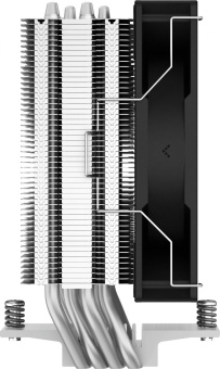 Устройство охлаждения(кулер) Deepcool AG400 Soc-AM5/AM4/1200/1700/1851 серебристый/черный 4-pin 18-31.6dB Al+Cu 220W 614gr Ret (R-AG400-BKNNMN-G-1) от магазина РЭССИ