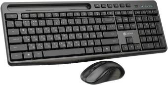 Клавиатура + мышь Оклик S275W клав:черный мышь:черный USB беспроводная slim Multimedia (1993113) от магазина РЭССИ