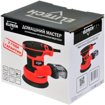 Шлифмашина Elitech эксцентриковая МШЭ 031Э (Е2213.0125.00) ДМ 202427 от магазина РЭССИ