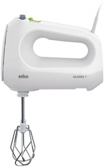 Миксер ручной Braun HM1010WH 400Вт белый от магазина РЭССИ