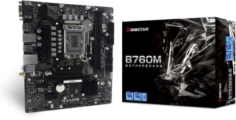 Материнская плата Biostar B760MX2-E Soc-1700 Intel B760 2xDDR5 mATX AC`97 8ch(7.1) 2.5Gg RAID+VGA+DVI+HDMI от магазина РЭССИ