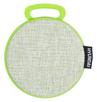 Колонка порт. Hyundai H-PAC130 св.зеленый 3W 1.0 BT 10м 300mAh от магазина РЭССИ