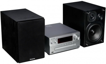 Микросистема Panasonic SC-PMX90EG-S серебристый 120Вт CD CDRW FM USB BT от магазина РЭССИ