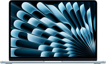 Ноутбук Apple MacBook Air A3240 M4 10 core 16Gb SSD256Gb/8 core GPU 13.6" Liquid Retina (2560x1664) macOS lt.blue WiFi BT Cam (MC6T4X/A) от магазина РЭССИ