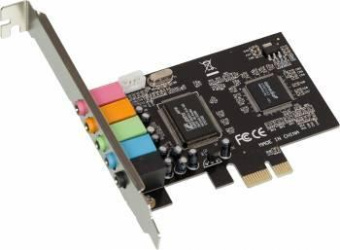 Звуковая карта PCI-E 8738 (C-Media CMI8738SX) 4.0 bulk от магазина РЭССИ