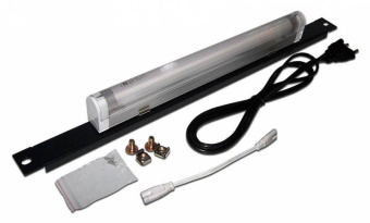 Лампа Lanmaster подсветки в настенный шкаф 19" 8W белый цвет шнур (TWT-CBW-LAMP) (упак.:1шт) 2м от магазина РЭССИ