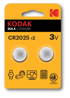 Батарейка CR2025-2BL MAX Lithium (60/240/43200) от магазина РЭССИ