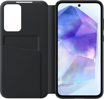 Чехол (флип-кейс) Samsung для Samsung Galaxy A55 Smart View Wallet Case A55 черный (EF-ZA556CBEGRU) от магазина РЭССИ