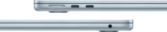 Ноутбук Apple MacBook Air A3240 M4 10 core 16Gb SSD256Gb/8 core GPU 13.6" Liquid Retina (2560x1664) macOS lt.blue WiFi BT Cam (MC6T4X/A) от магазина РЭССИ