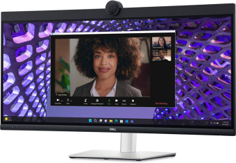 Монитор Dell 34.14" P3424WEB черный IPS LED 21:9 HDMI M/M Cam матовая HAS Piv 1000:1 300cd 178гр/178гр 3440x1440 60Hz DP WQ USB 10.83кг от магазина РЭССИ