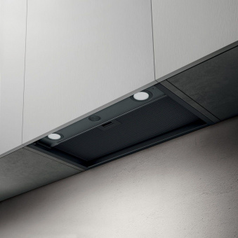 Вытяжка встраиваемая Elica Boxin LX/BL MAT/A/90 черный управление: поворотные переключатели (1 мотор) от магазина РЭССИ