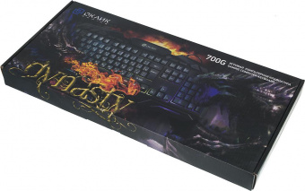 Клавиатура Оклик 700G Dynasty черный USB Multimedia for gamer LED от магазина РЭССИ