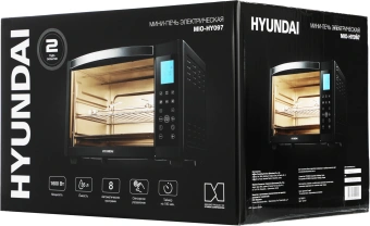 Мини-печь Hyundai MIO-HY097 35л. 1600Вт черный от магазина РЭССИ
