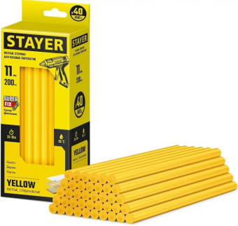 Клеевые стержни для клеевого пистолета Stayer 2-06821-Y-S40 от магазина РЭССИ