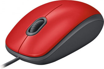 Мышь Logitech M110 Silent красный/черный оптическая (1000dpi) silent USB (2but) от магазина РЭССИ