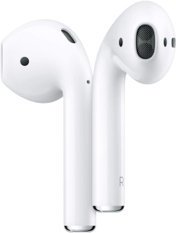 Гарнитура вкладыши Apple AirPods 2 A2032,A2031,A1602 белый беспроводные bluetooth в ушной раковине (MV7N2CH/A) от магазина РЭССИ