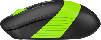 Мышь A4Tech Fstyler FG10CS Air черный/зеленый оптическая (2000dpi) silent беспроводная USB для ноутбука (4but) от магазина РЭССИ