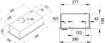 Вытяжка встраиваемая Maunfeld Crosby Rocky 60 белый управление: кнопочное (1 мотор) от магазина РЭССИ