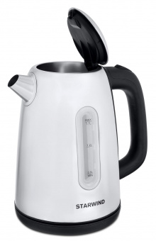 Чайник электрический Starwind SKS3210 1.7л. 2200Вт серебристый (корпус: металл) от магазина РЭССИ