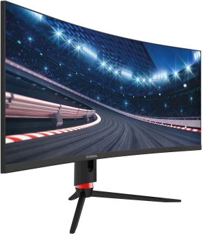 Монитор Digma 34" Overdrive 34A711Q черный VA LED 4ms 21:9 HDMI M/M матовая HAS Piv 300cd 178гр/178гр 3440x1440 165Hz G-Sync FreeSync DP UW 7.3кг от магазина РЭССИ