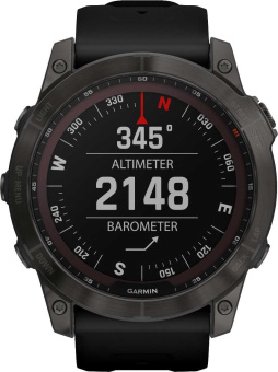 Смарт-часы Garmin Fenix 7X 1.4" корп.серый рем.черный (010-02541-11) от магазина РЭССИ