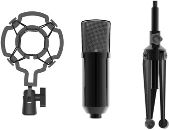 Микрофон проводной Ritmix RDM-160 2.5м черный от магазина РЭССИ