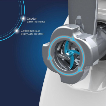 Мясорубка Аксион М 35.02 1500Вт белый от магазина РЭССИ